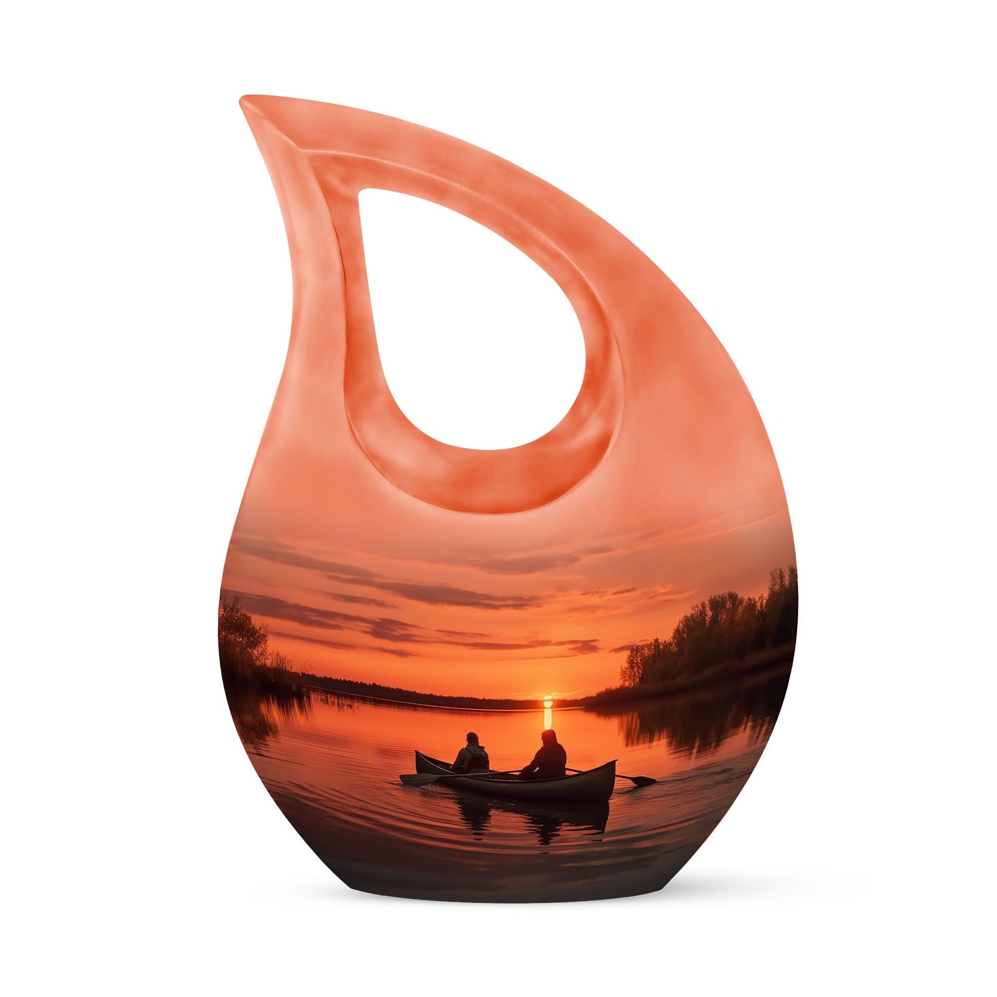 Boating In Sunset Urn