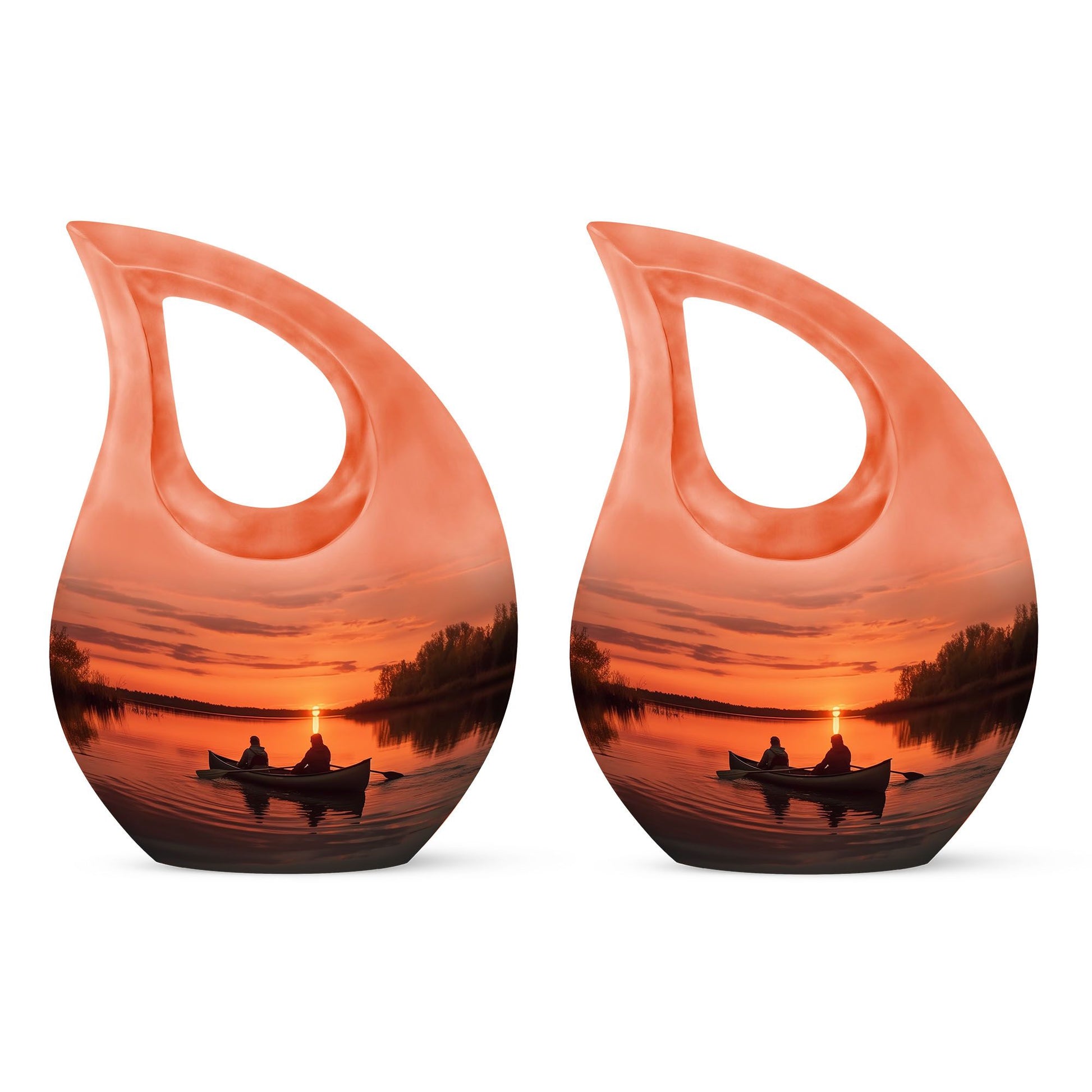 Boating In Sunset Urn