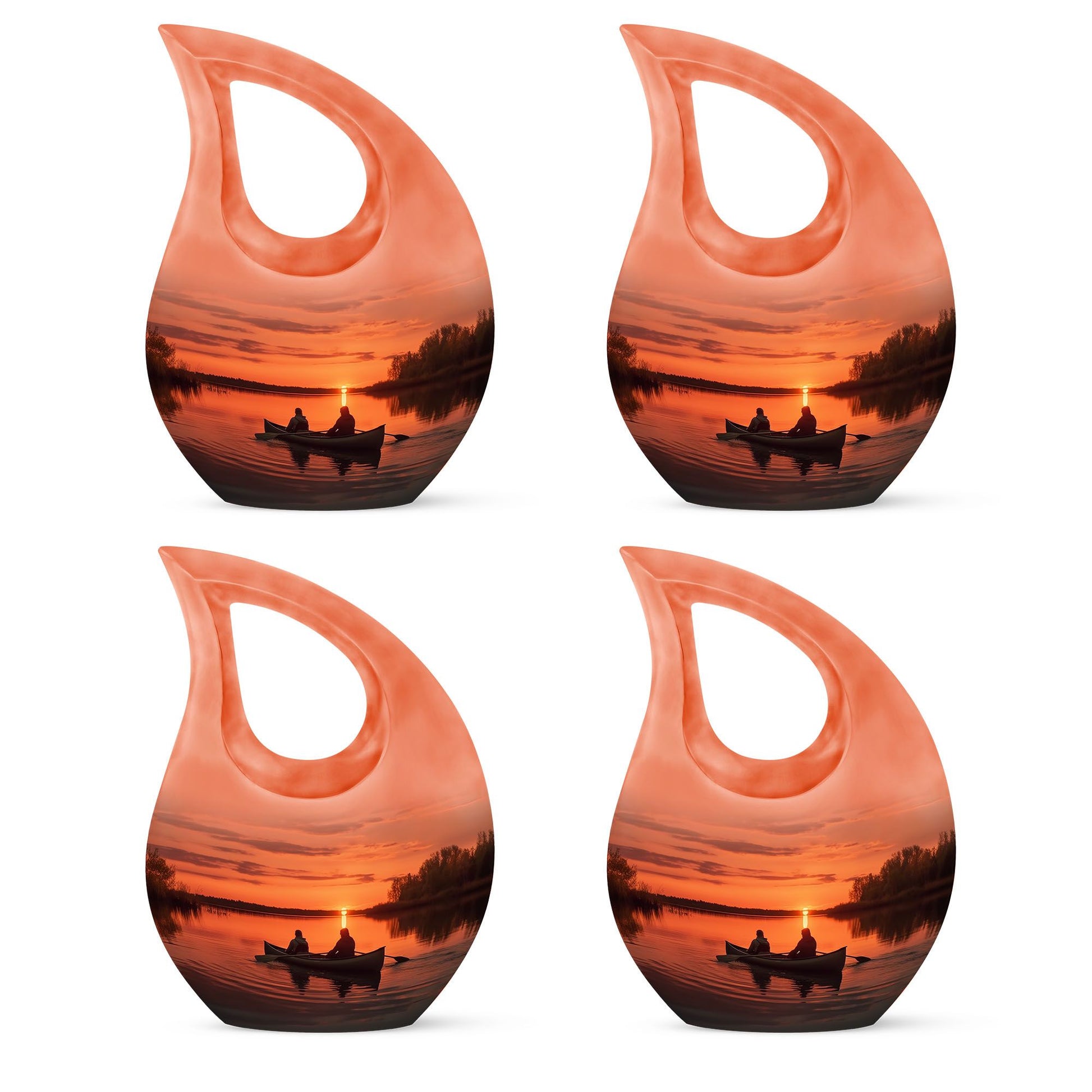 Boating In Sunset Urn