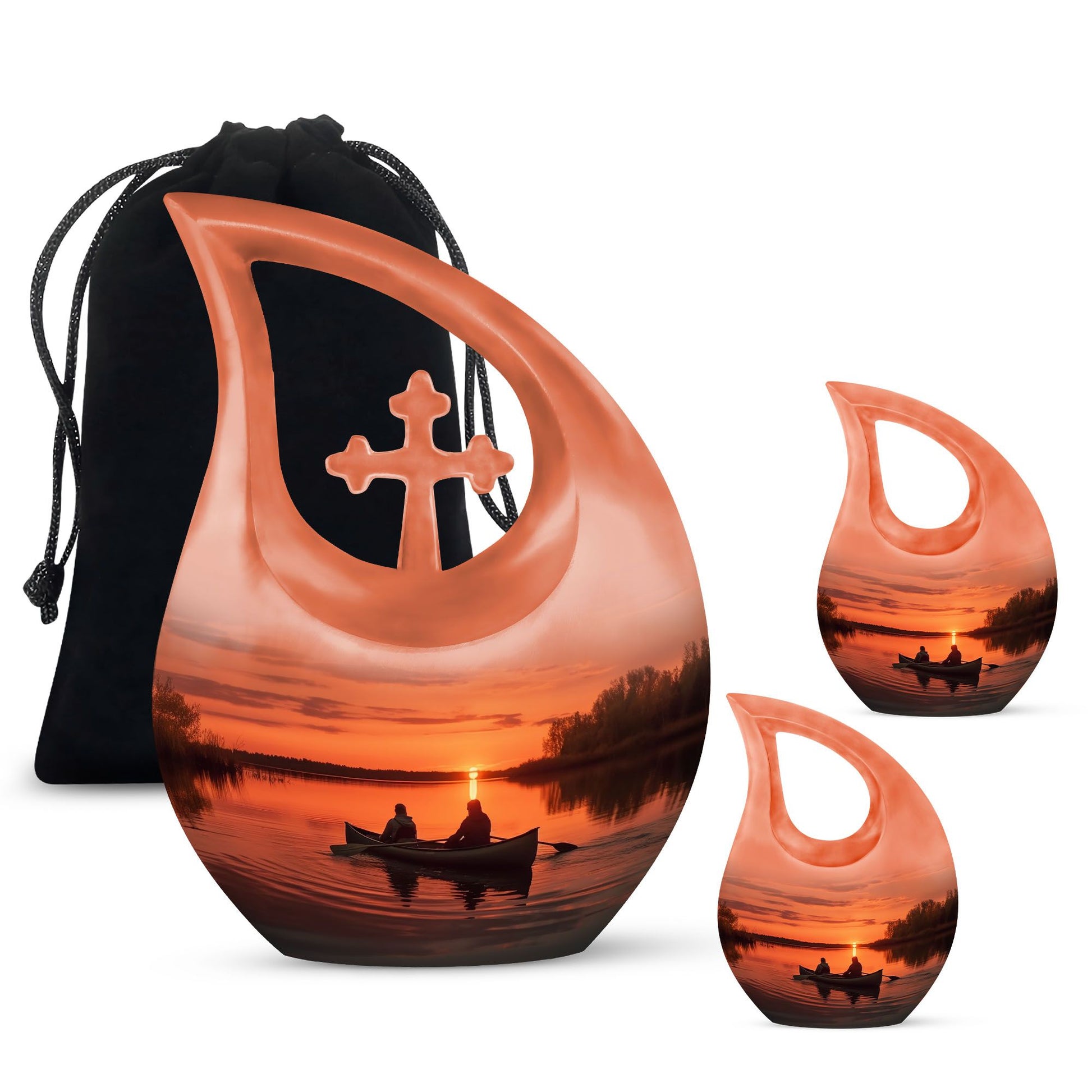 Boating In Sunset Urn