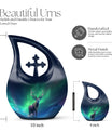 Aurora 10-inch Cross Drop urn