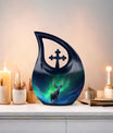 Aurora 10-inch Cross Drop urn
