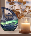 Aurora Urn: Affordable 10-inch Aluminium Large Urn 