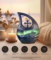 Aurora Urn: Affordable 10-inch Aluminium Large Urn 