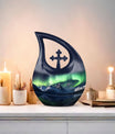 Aurora Urn: Affordable 10-inch Aluminium Large Urn 