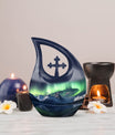 Aurora Urn: Affordable 10-inch Aluminium Large Urn 
