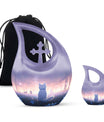 The Sorcerer's Cat themed Cross Drop Companion Urn, 