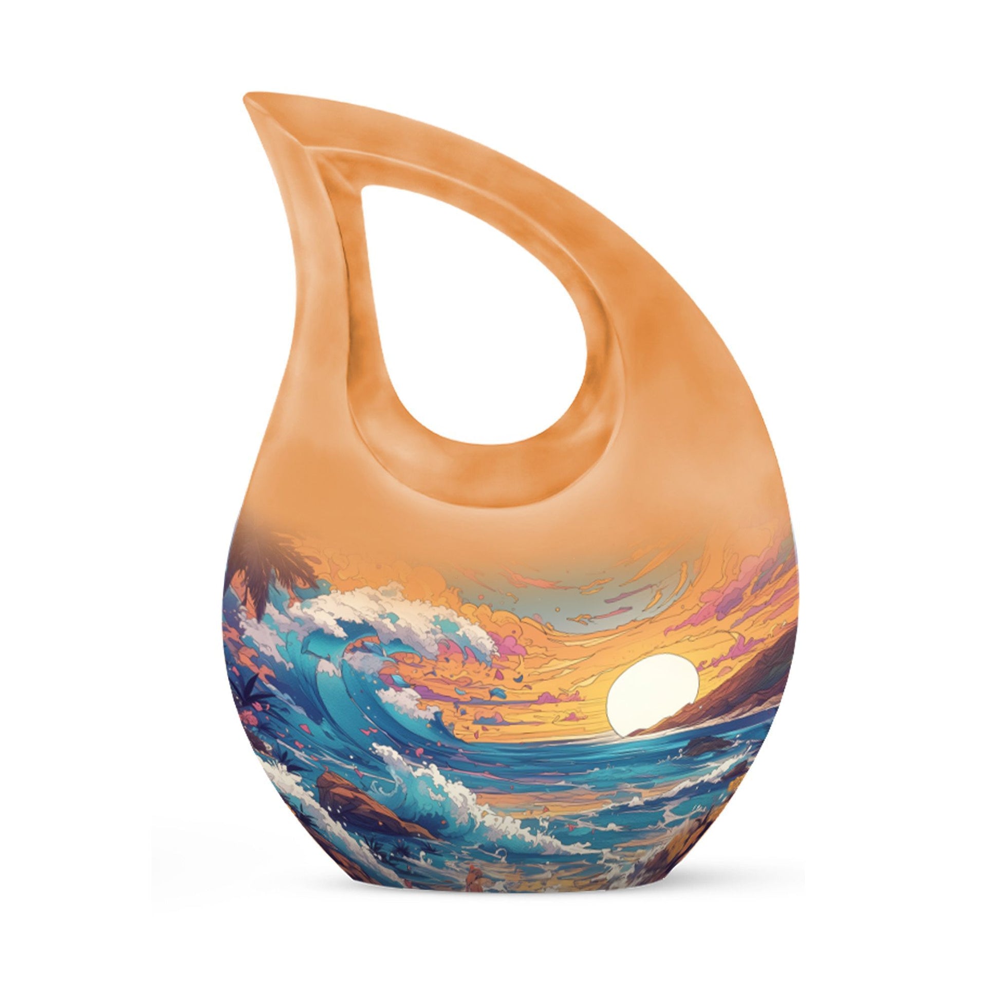 10-inch Idyllic Sunset Urn 