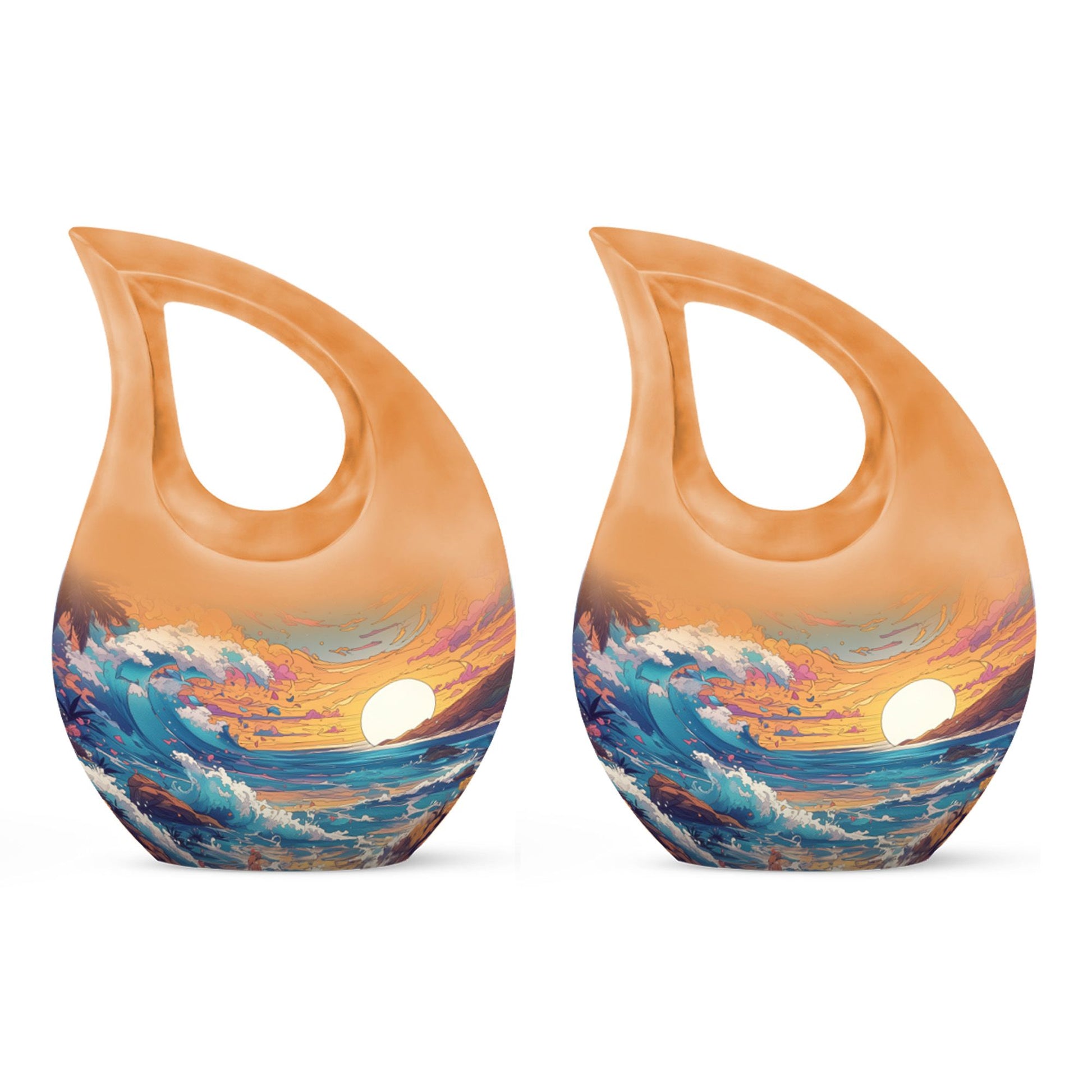 10-inch Idyllic Sunset Urn 