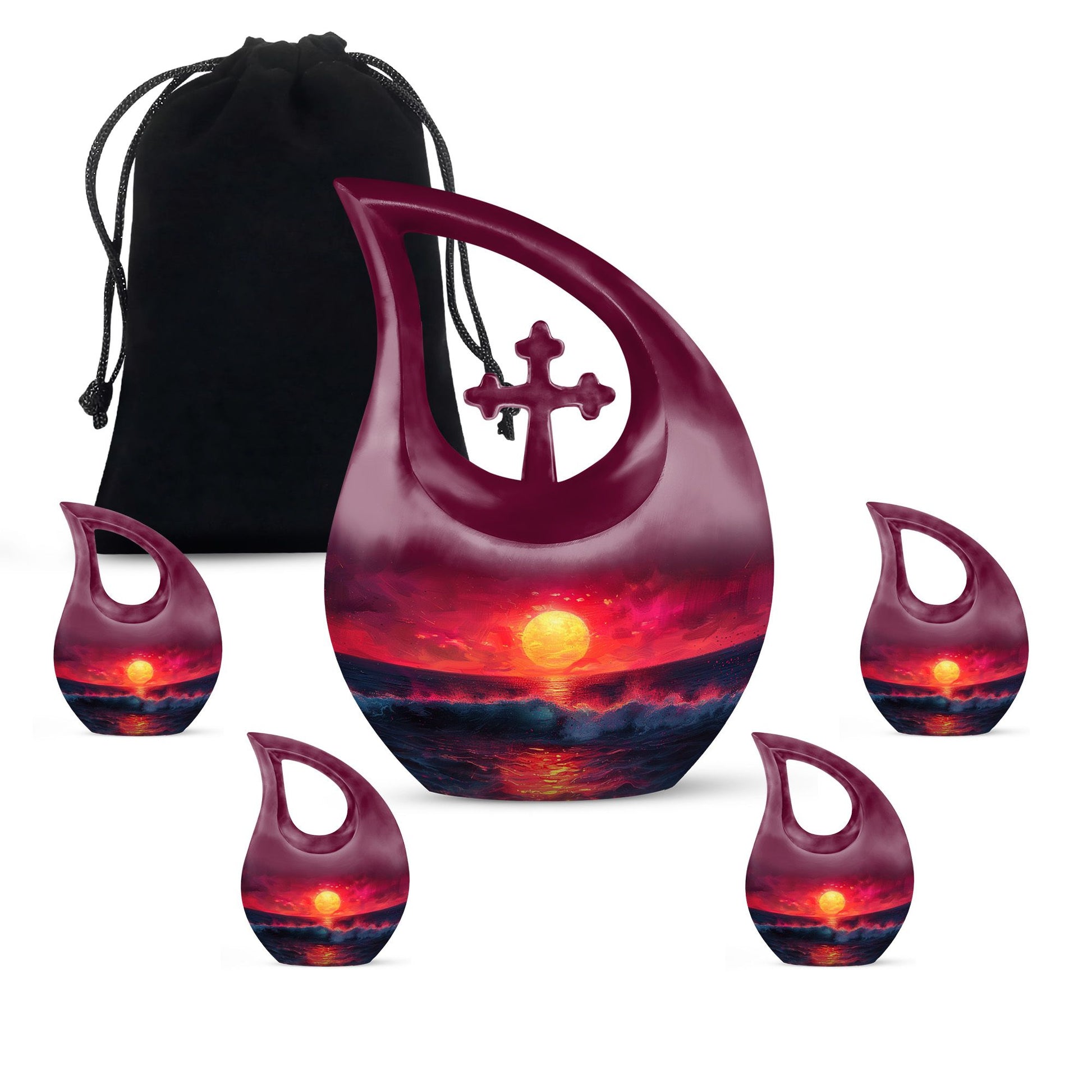 Crimson Moon Urn, 