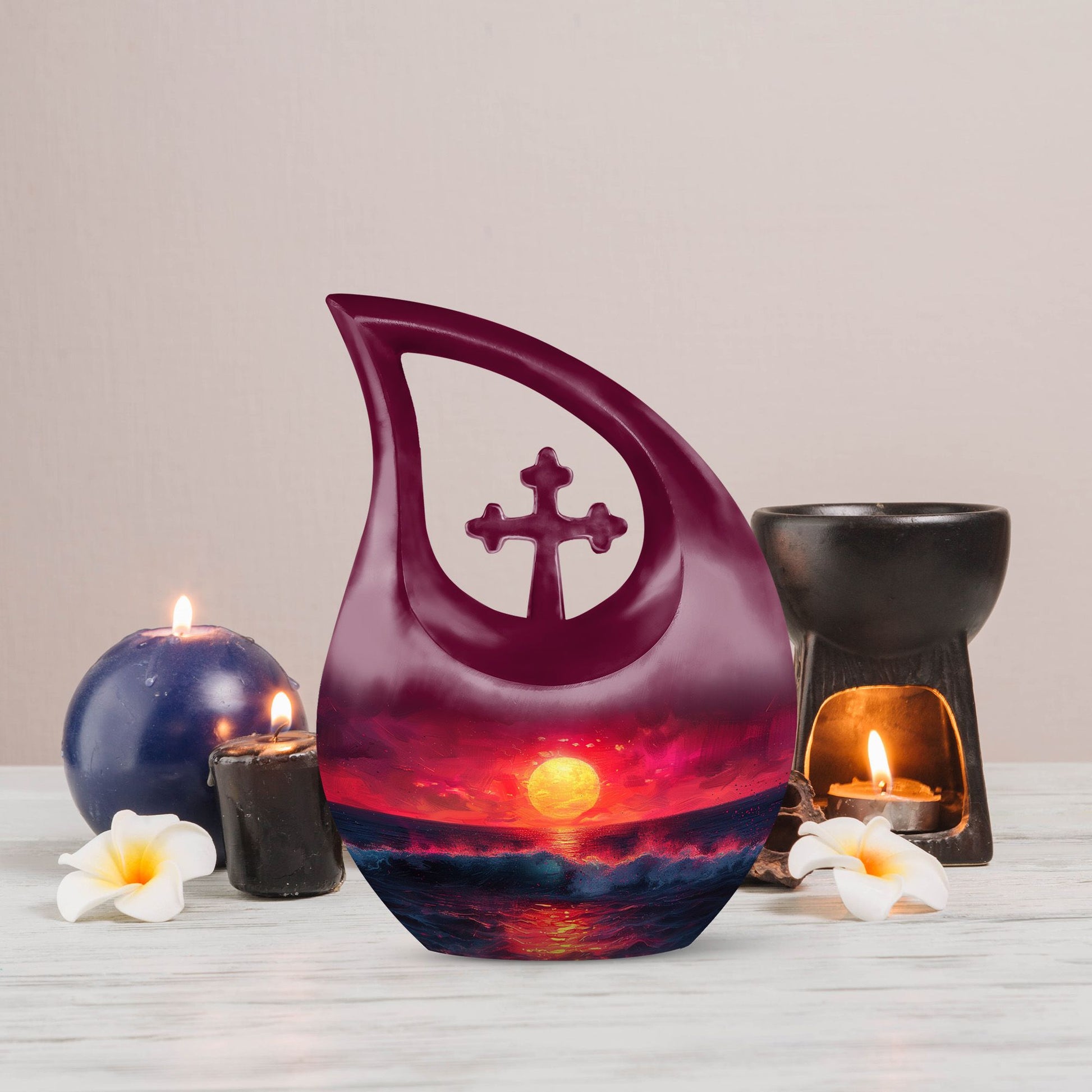 Crimson Moon Urn, 