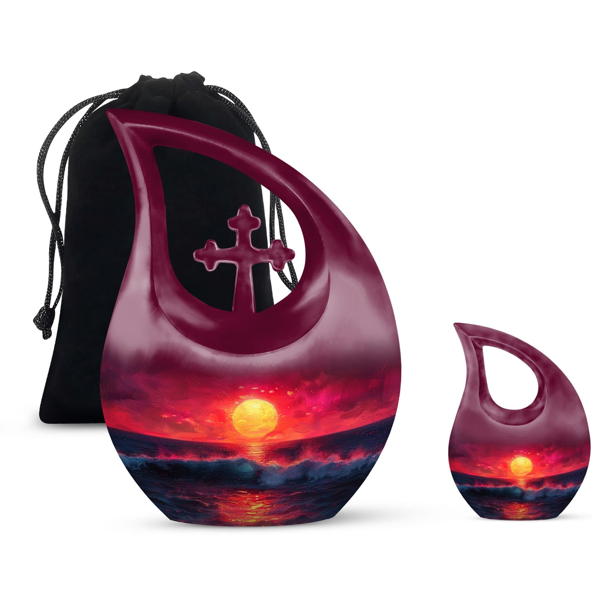 Crimson Moon Urn, 