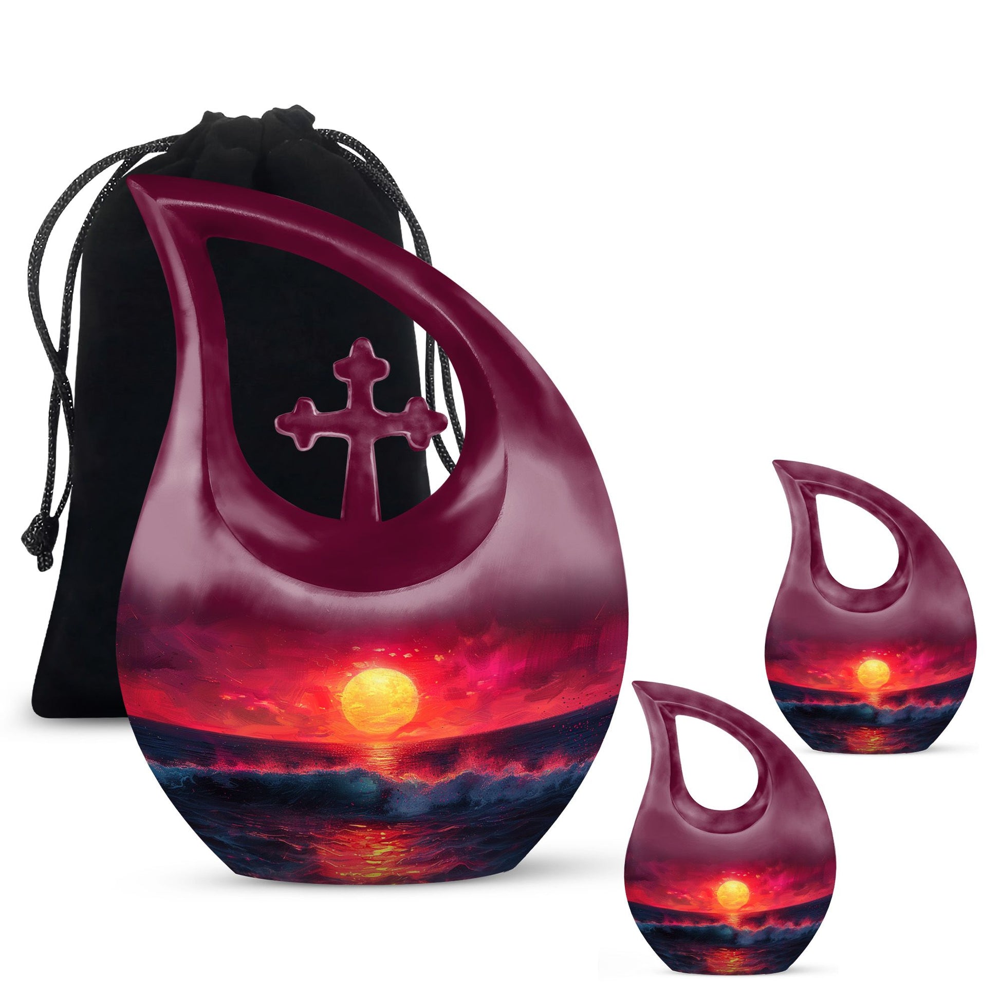 Crimson Moon Urn, 