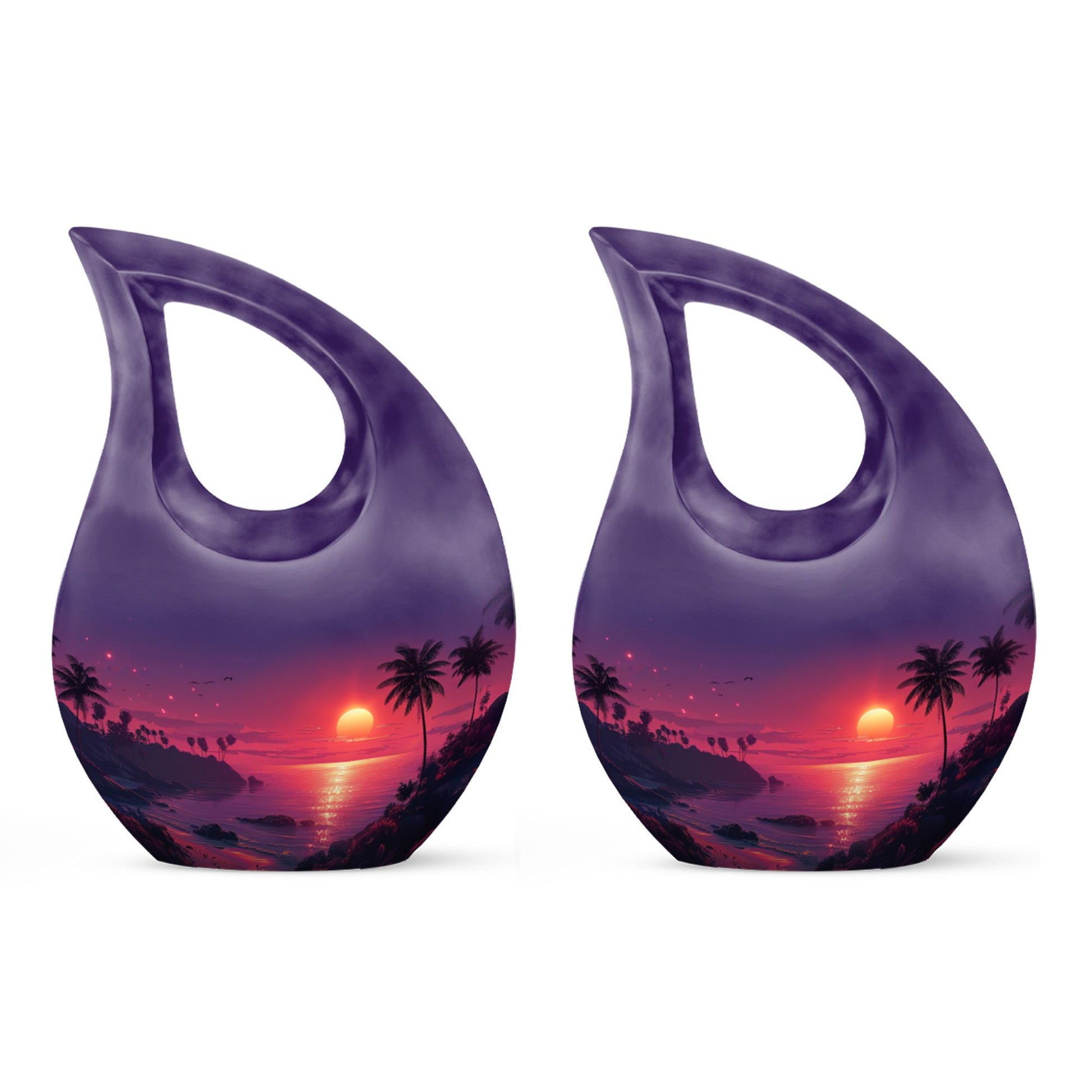 10-inch Crimson Moon Urn