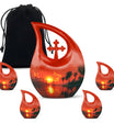 10 Inch Crimson Moon Urn 