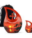 10 Inch Crimson Moon Urn 