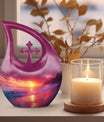 10-Inch Crimson Moon Urn