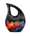 10-inch abstract urn