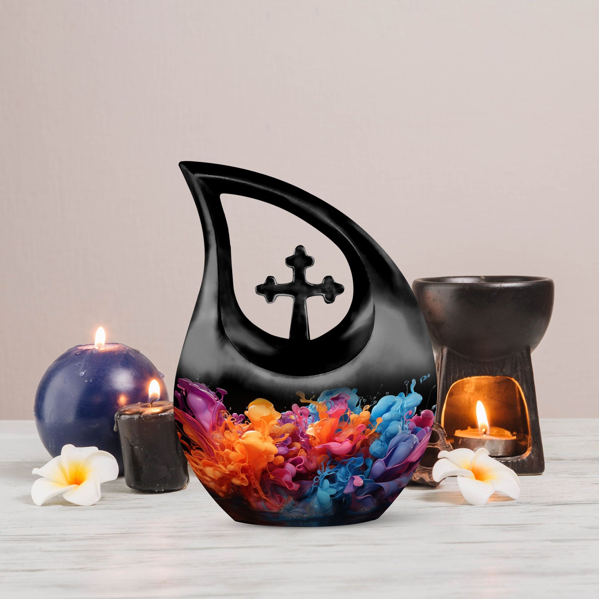 10-inch abstract urn