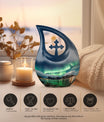 10-inch Aurora's Luminous Cross Drop Design Urn