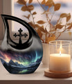 10-inch Aurora Miracles Over Urn 