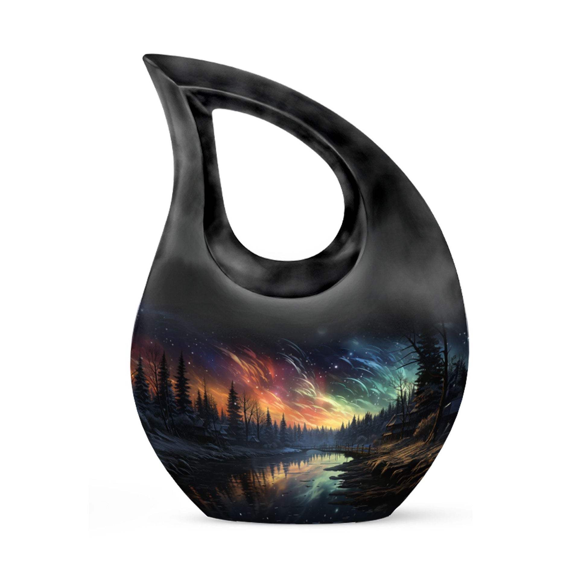 Aurora's Embrace Over medium 10-inch urn,