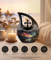 Aurora's Embrace Over medium 10-inch urn,