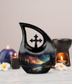 Aurora's Embrace Over medium 10-inch urn,