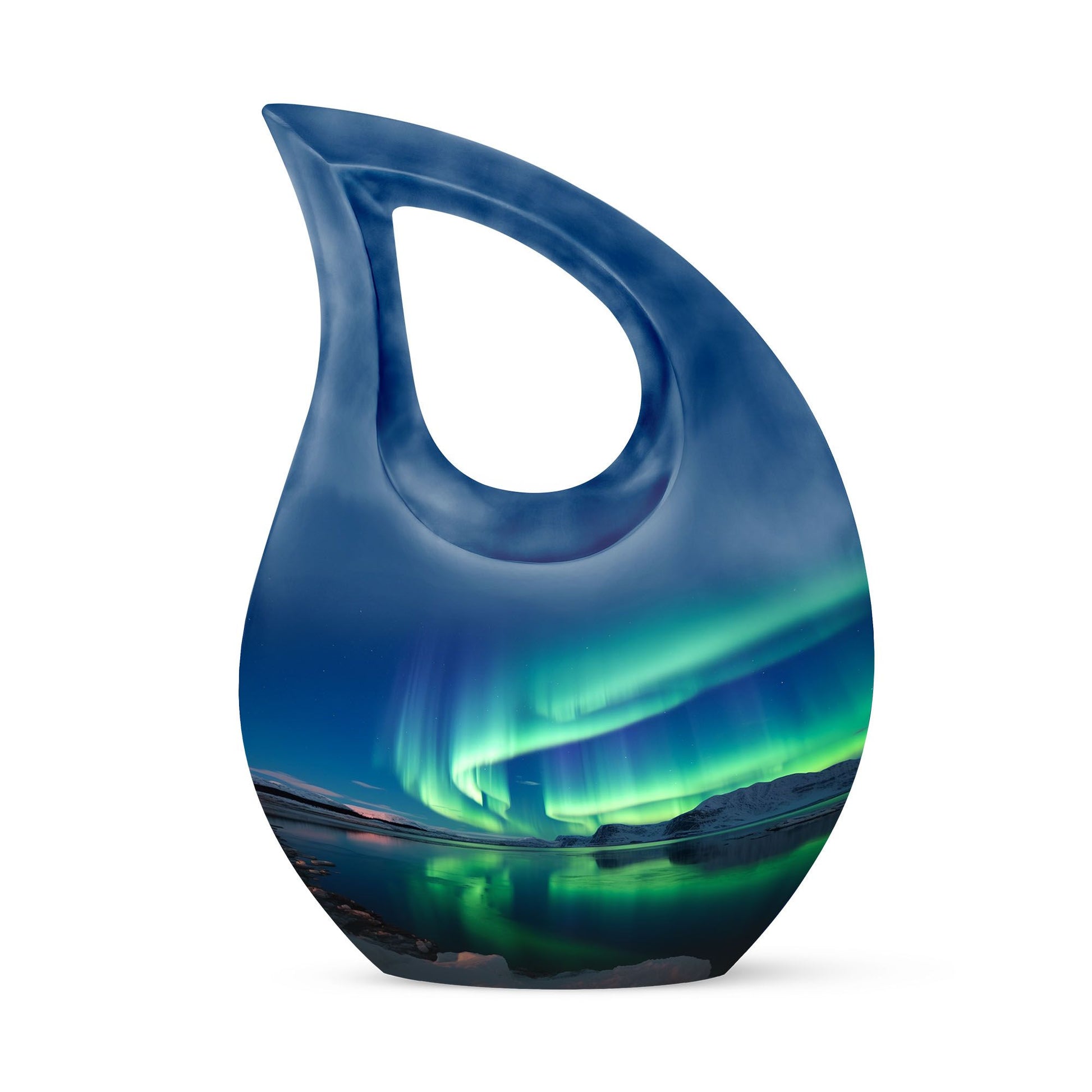 10 Inch Majestic Northern LightsMemorial Urn, 