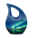 10 Inch Majestic Northern LightsMemorial Urn, 