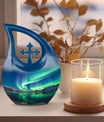 10 Inch Majestic Northern LightsMemorial Urn, 