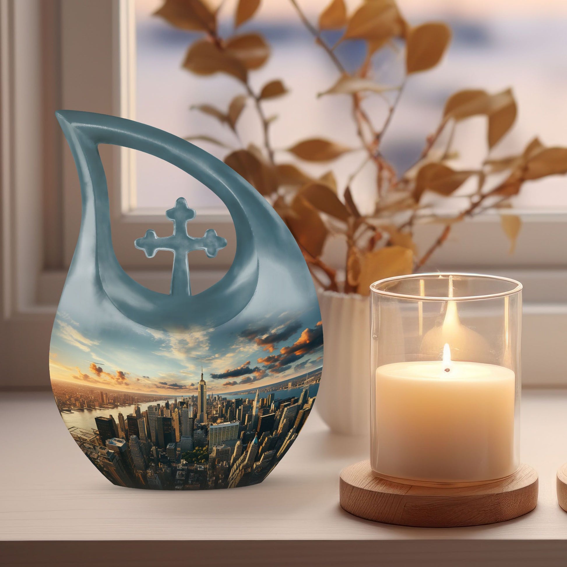 Affordable 10 Inch Sunset Serenade Over Urn