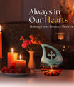 Dusk To Dawn, 10 inch cross drop mini cremation urn