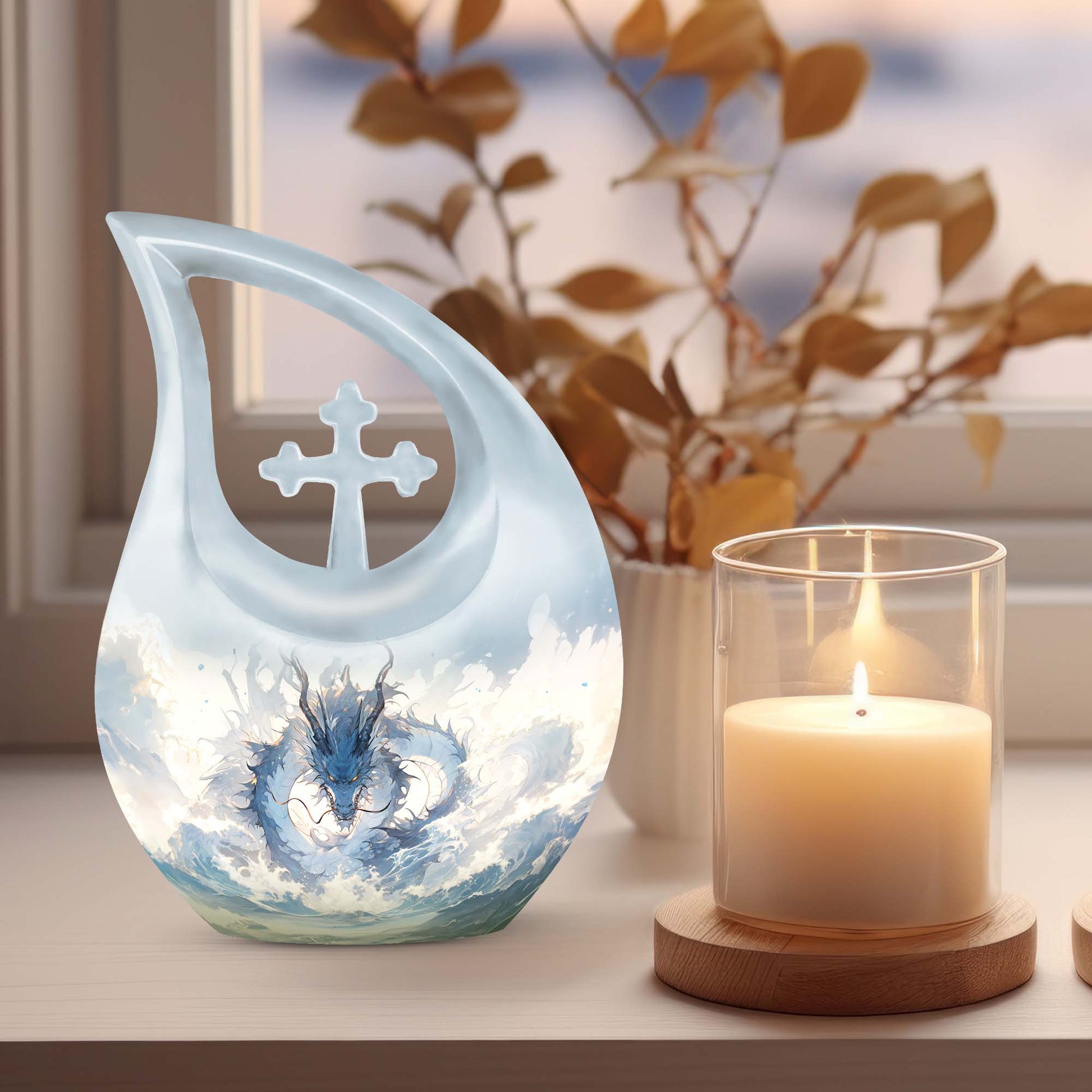 Customizable The Ice Dragon's Urn,