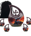 Fiery Sunset Express Urn