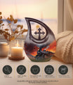 Fiery Sunset Express Urn