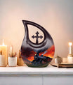 Fiery Sunset Express Urn