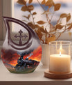 Fiery Sunset Express Urn