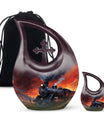 Fiery Sunset Express Urn
