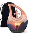 Mountain Silhouette Love memorial urn