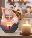 Mountain Silhouette Love memorial urn