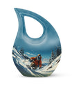 Snowboarding The Winter 10-inch urn