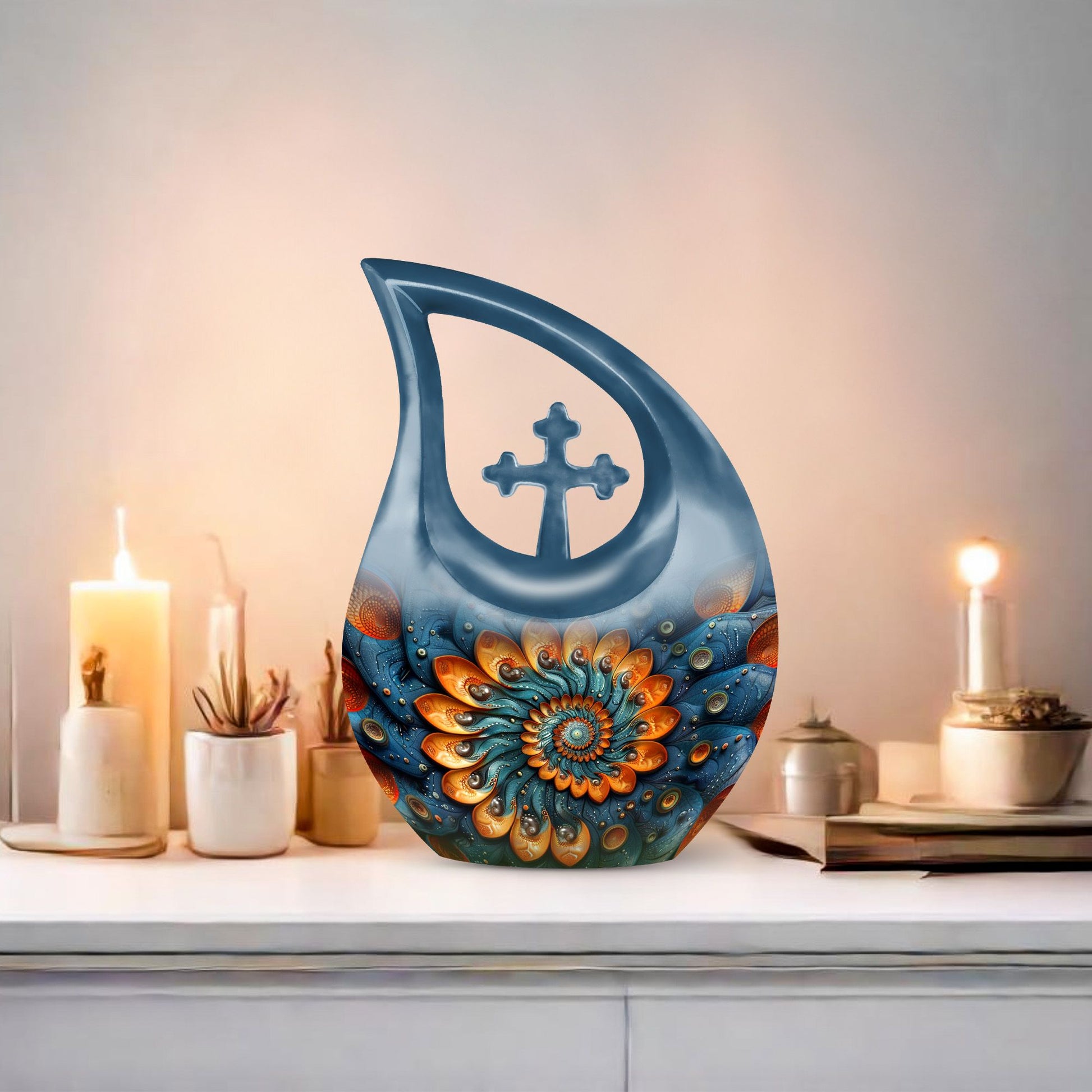 Oceanic Mandala Extra Large Urn 