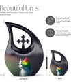 10-inch Spectral Whisker Glow Urn 