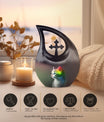 10-inch Spectral Whisker Glow Urn 
