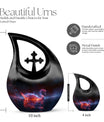 10-inch Ethereal Swan Embers Urn