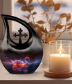 10-inch Ethereal Swan Embers Urn