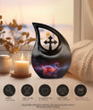 10-inch Ethereal Swan Embers Urn