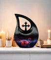 10-inch Ethereal Swan Embers Urn