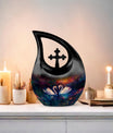 Sunset Swans Harmony Urn, 